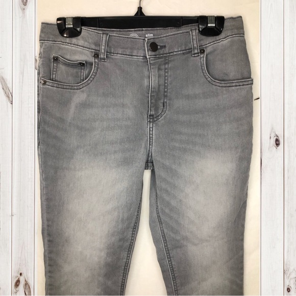 🟢KIDS Wonder Nation Gray Slim Pants Bottoms🟢 - Picture 3 of 8